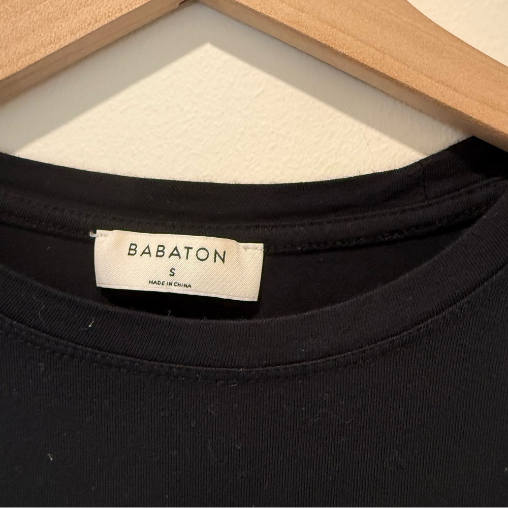 Aritzia Babaton Classic super soft Black Women's T-Shirt - Picture 2 of 4